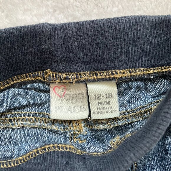 Est. 1989 12-18M Blue Denim Jeans 100% Cotton EUC Baby Neutral - Picture 6 of 12